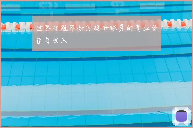 世界杯冠军如何提升球员的商业价值与收入